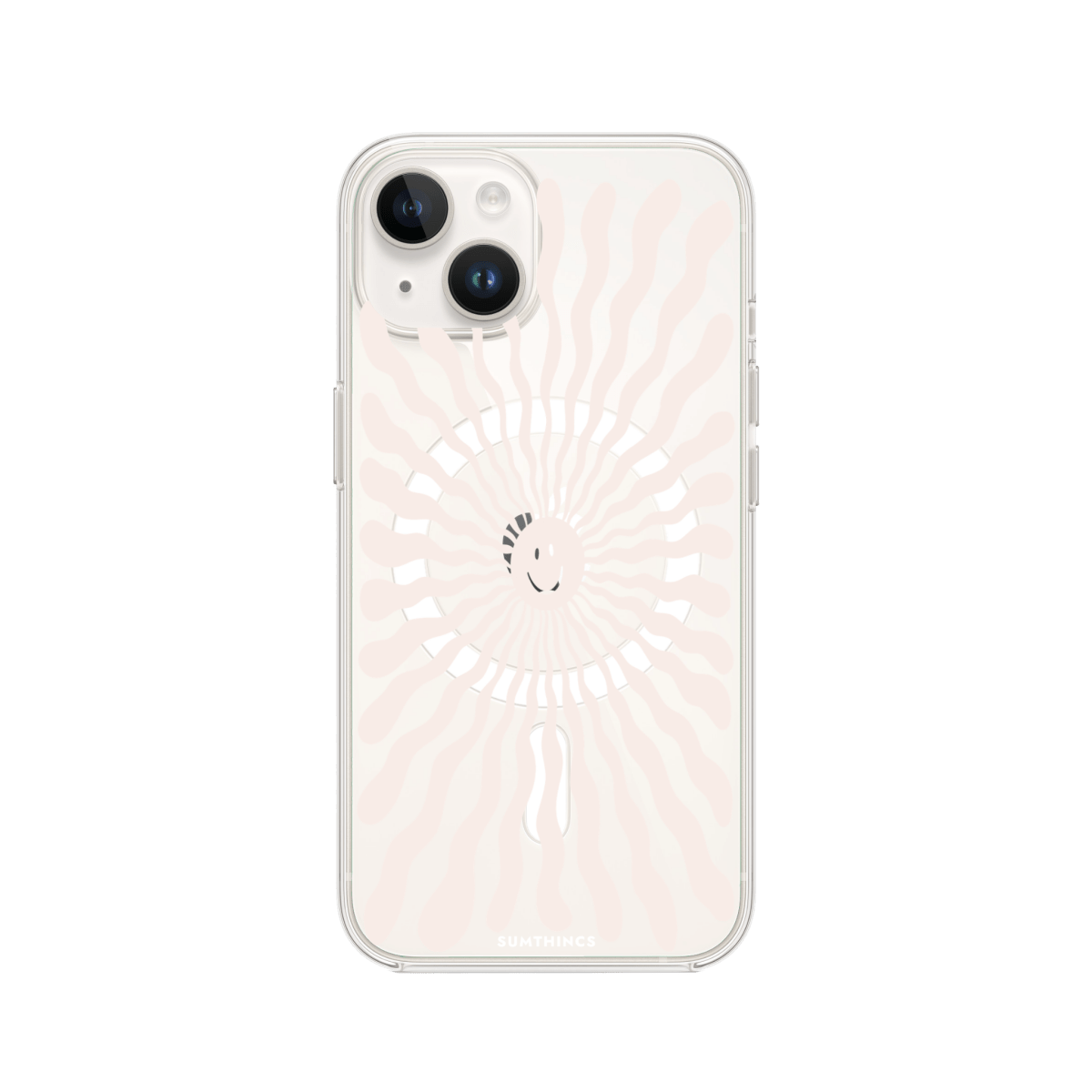 iPhone 15 Happy Litle Sun Clear Magsafe Telefon Kılıfı - SUMTHINCS