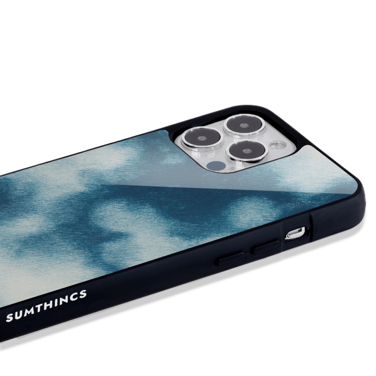 iPhone 15 Indigo Glossy Cam Telefon Kılıfı - SUMTHINCS