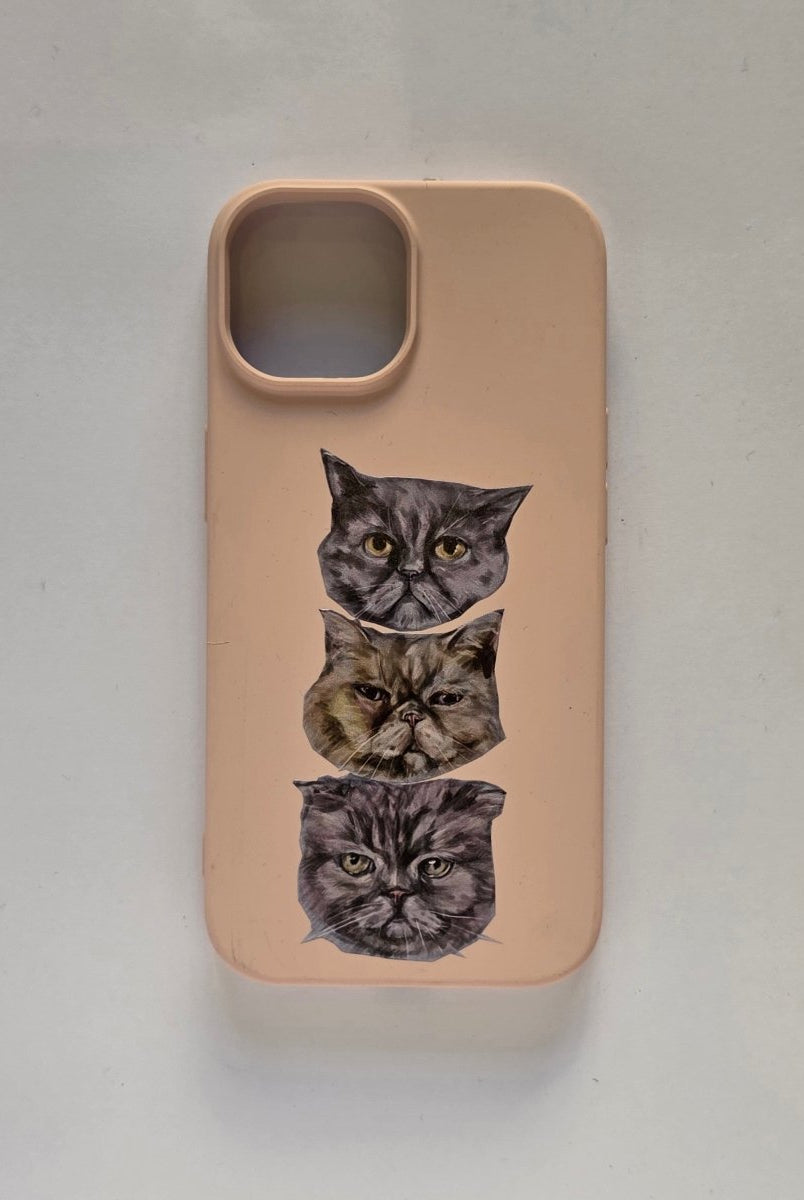 iPhone 15 Kedi Premium Telefon Kılıfı OUTLET - Sumthincs