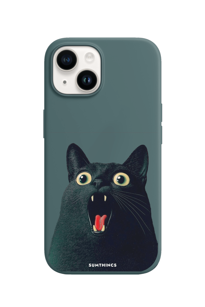 iPhone 15 Meoww Premium Telefon Kılıfı Kaktüs Yeşili - SUMTHINCS