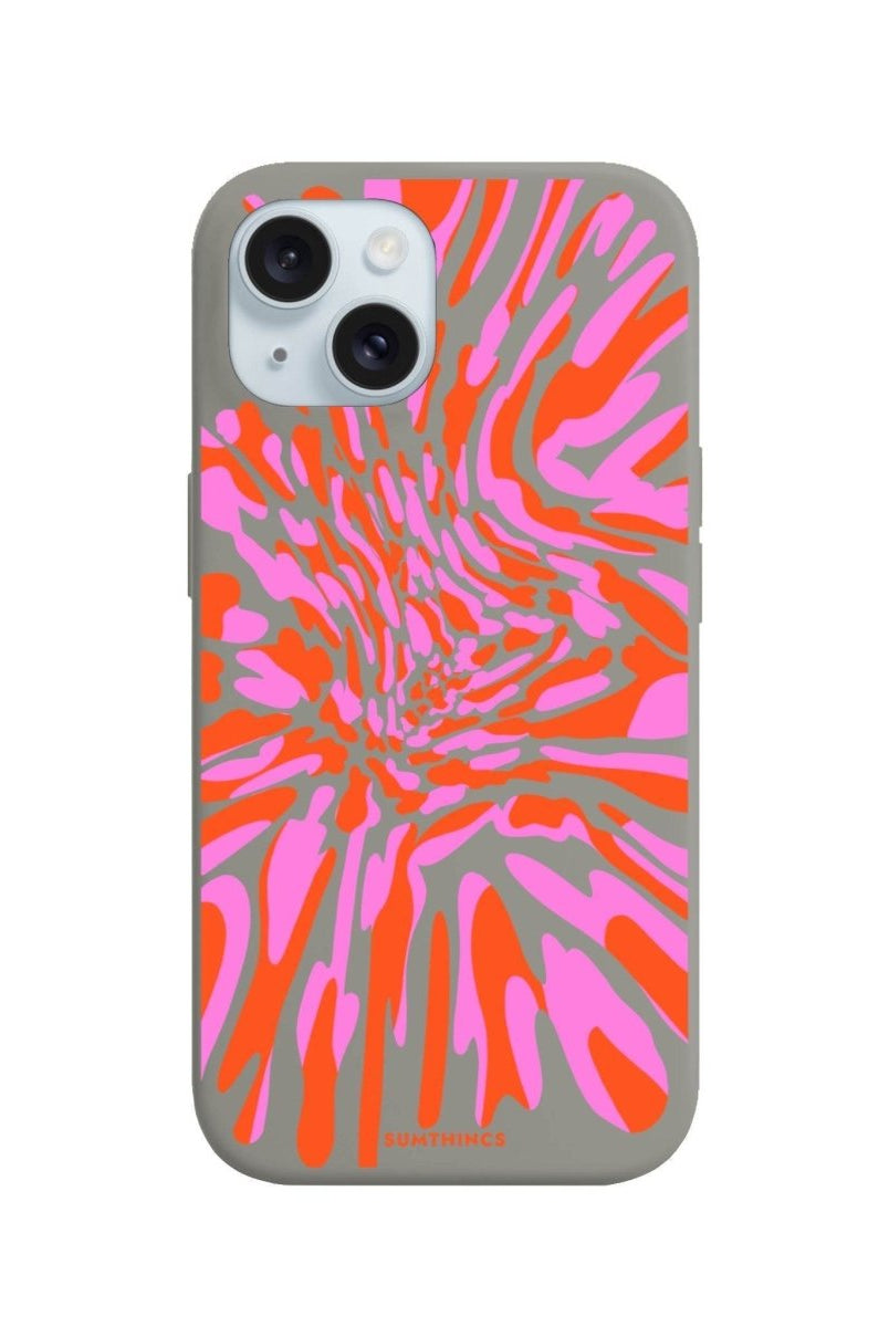 iPhone 15 Plus Neon Dreams Premium Telefon Kılıfı Gri - SUMTHINCS