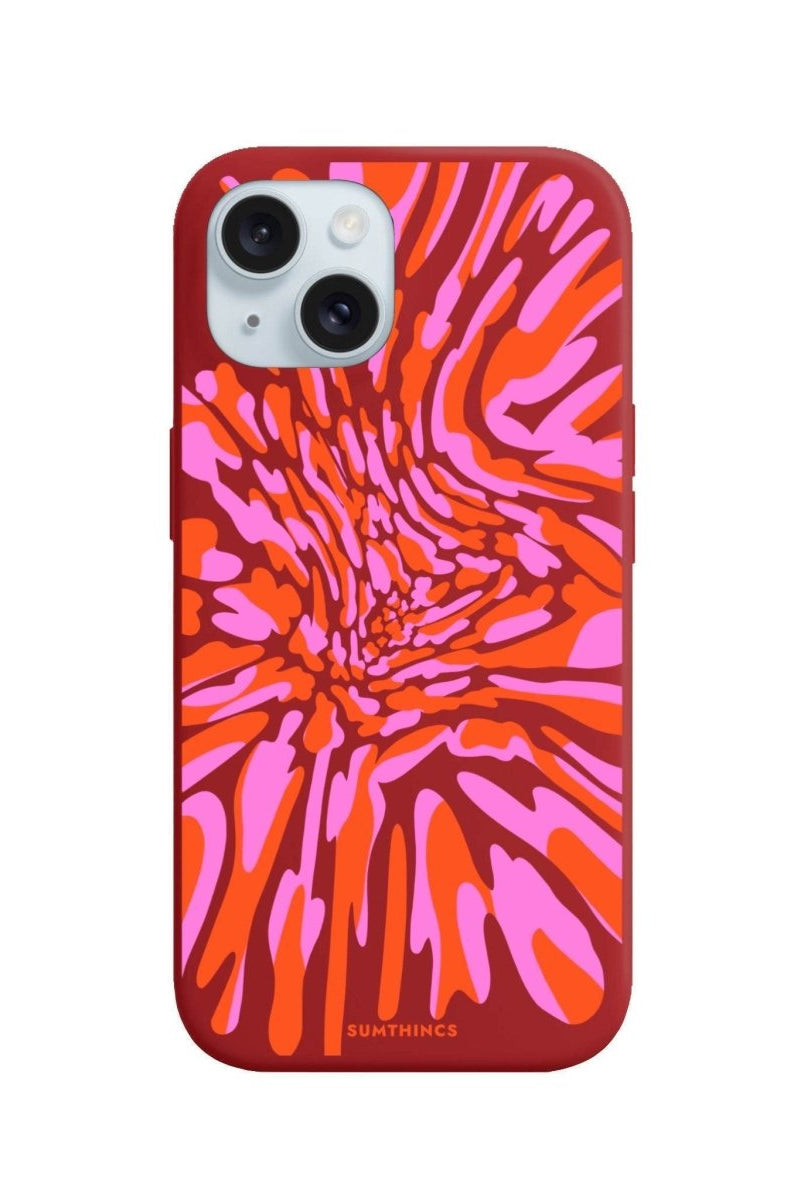 iPhone 15 Plus Neon Dreams Premium Telefon Kılıfı Kırmızı - SUMTHINCS