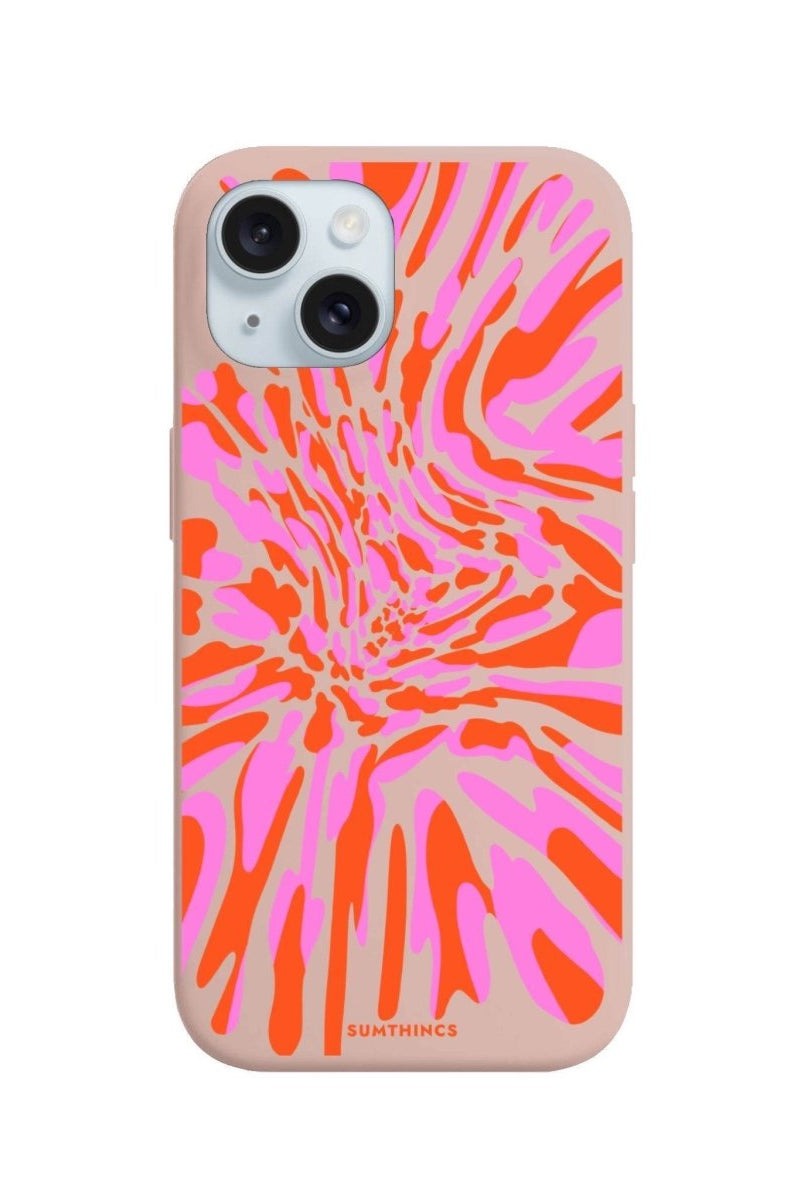 iPhone 15 Plus Neon Dreams Premium Telefon Kılıfı Bej - SUMTHINCS