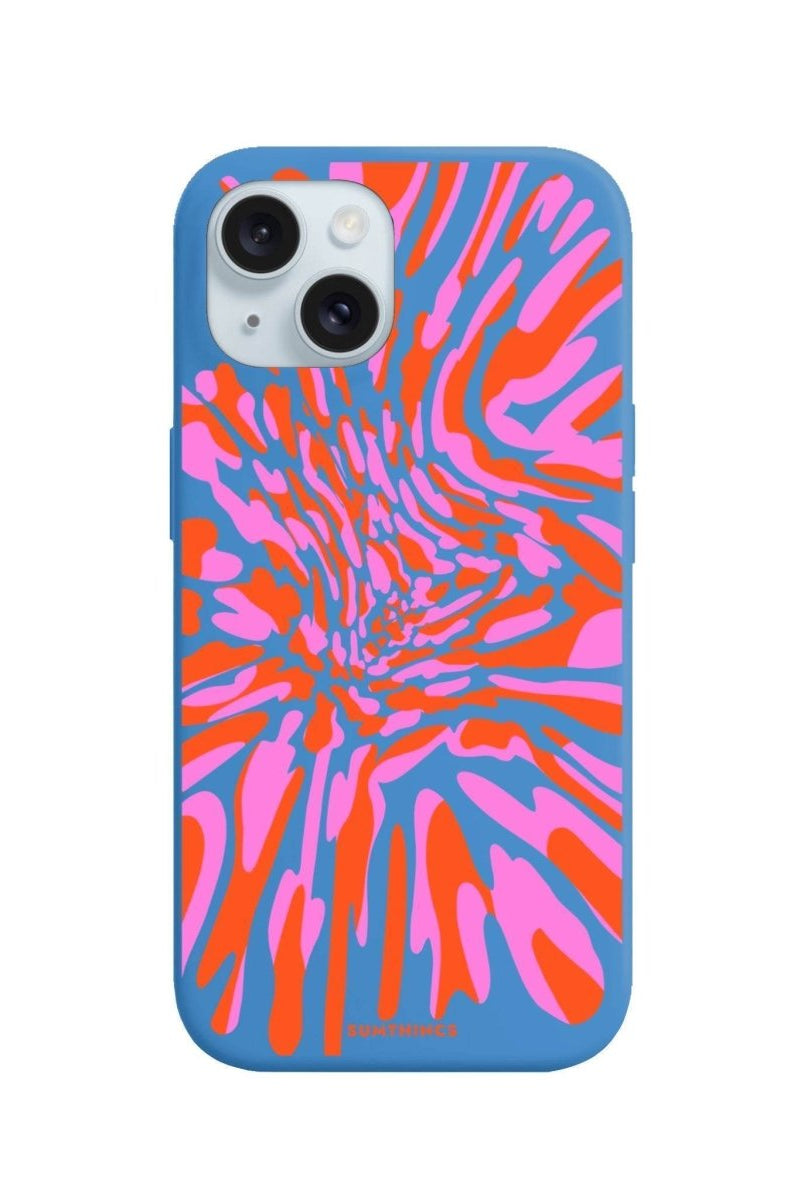 iPhone 15 Plus Neon Dreams Premium Telefon Kılıfı Mavi - SUMTHINCS