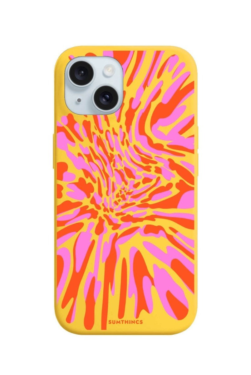 iPhone 15 Plus Neon Dreams Premium Telefon Kılıfı Sarı - SUMTHINCS