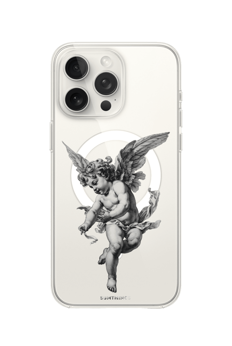 iPhone 15 Pro Angel Clear Magsafe Telefon Kılıfı - Sumthincs