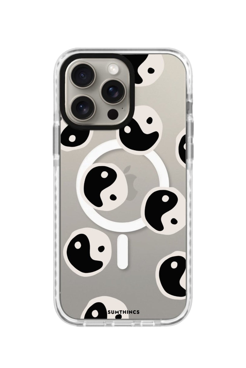 iPhone 15 Pro Balance Magsafe Procase Şeffaf Telefon Kılıfı Beyaz Şeffaf - SUMTHINCS