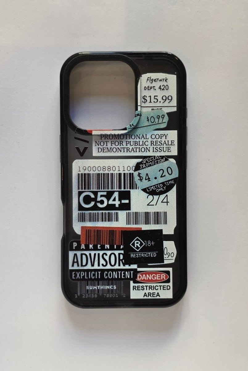 iPhone 15 Pro barcode Procase Telefon Kılıfı - Sumthincs