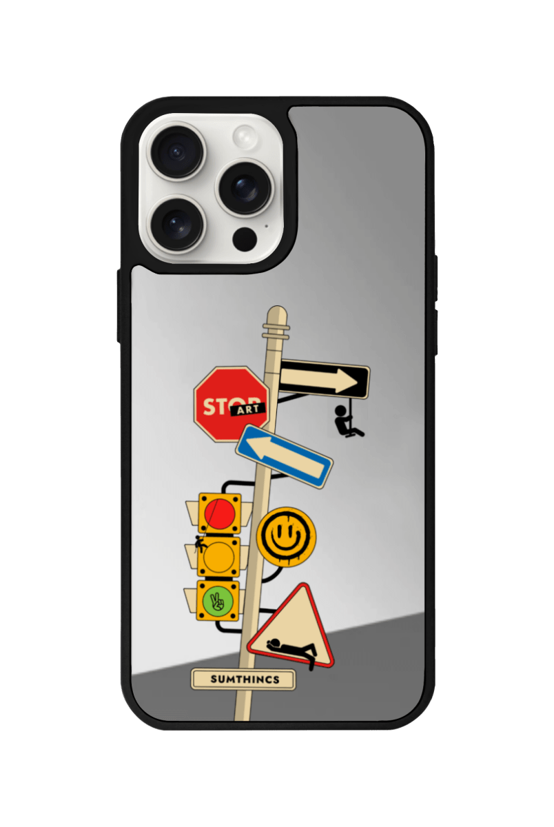 iPhone 15 Pro Crossroad Mirror Aynalı Telefon Kılıfı - SUMTHINCS