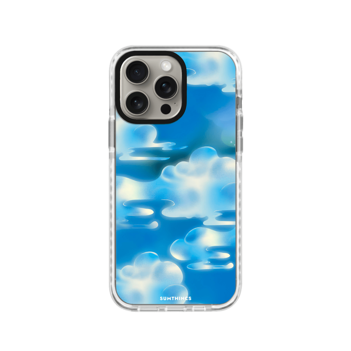 iPhone 15 Pro Daydream Procase Şeffaf Telefon Kılıfı Beyaz Şeffaf - SUMTHINCS