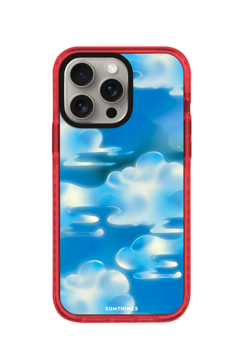 iPhone 15 Pro Daydream Procase Şeffaf Telefon Kılıfı Kırmızı - SUMTHINCS