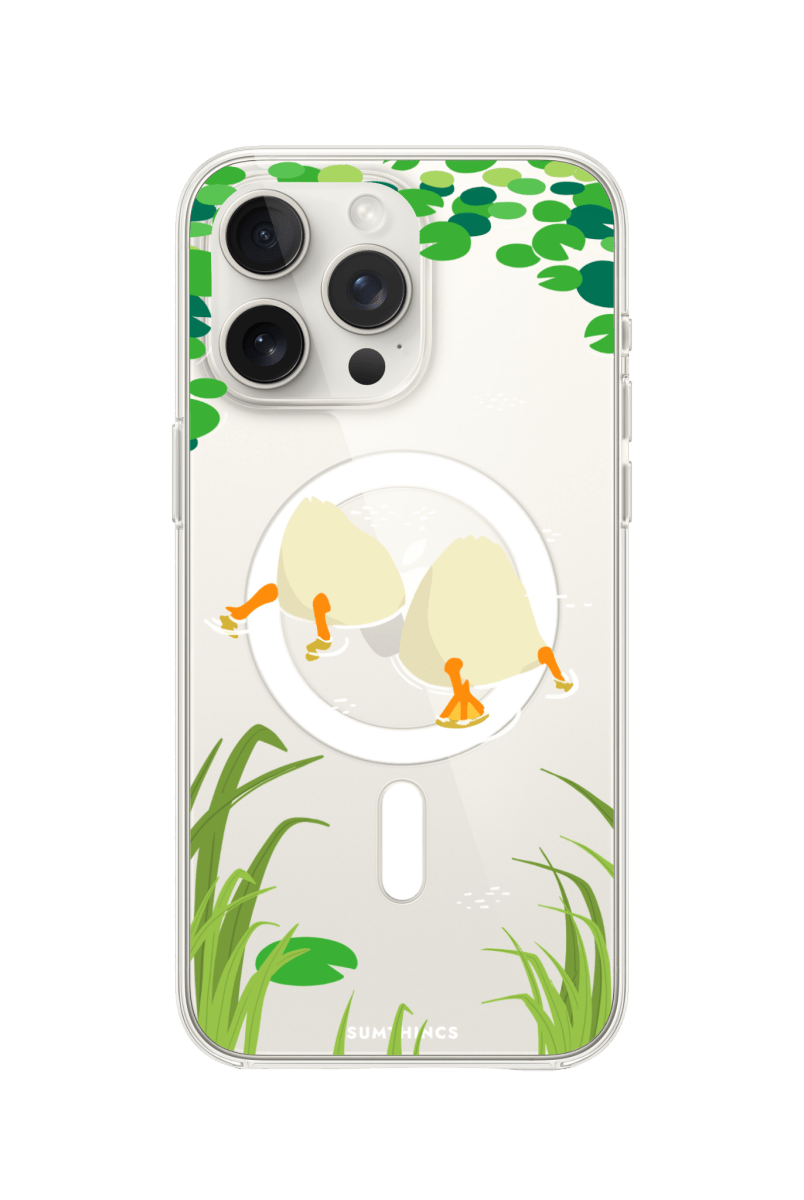 iPhone 15 Pro Ducks Clear Magsafe Telefon Kılıfı - SUMTHINCS