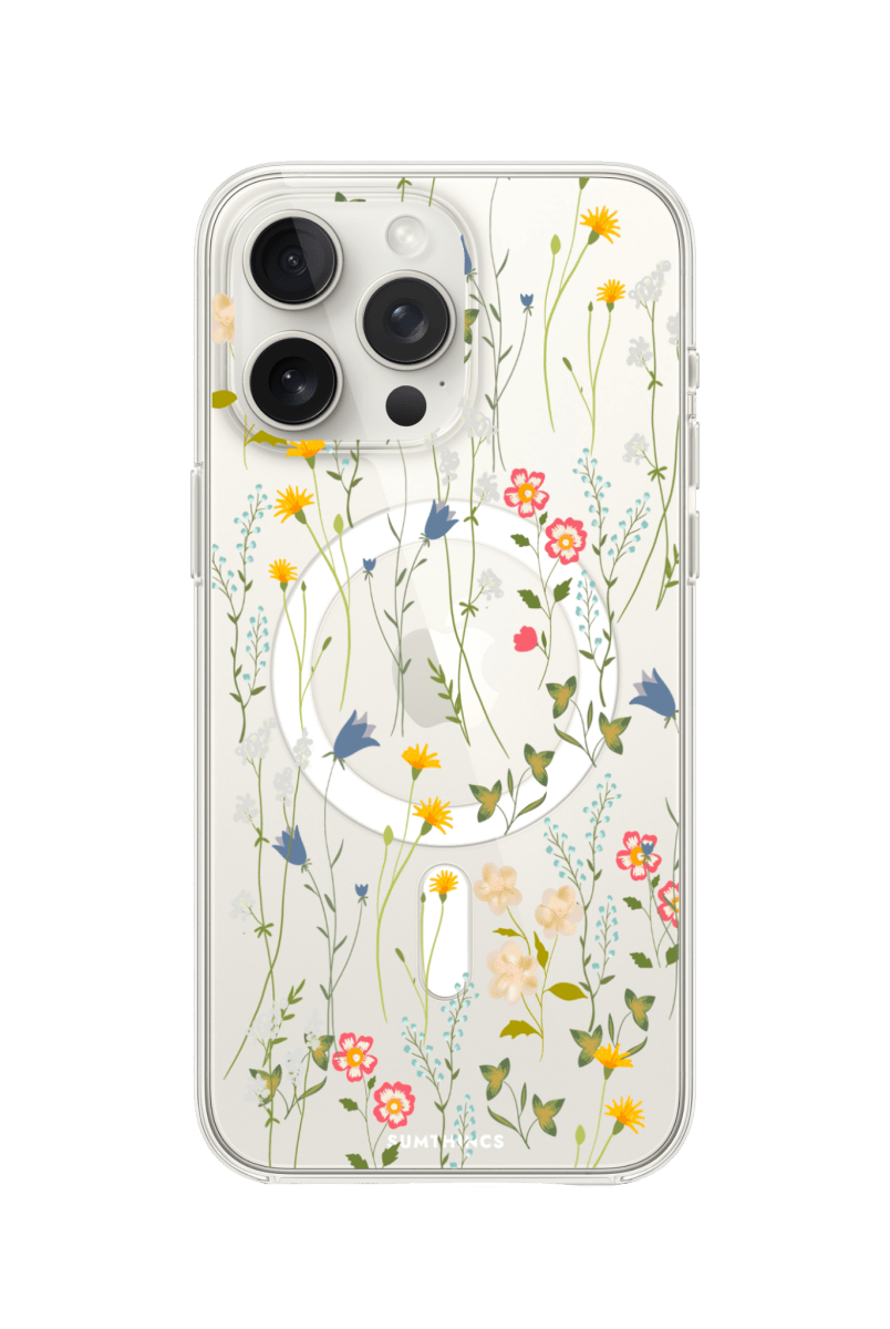 iPhone 15 Pro Eternal Garden Clear Magsafe Şeffaf Telefon Kılıfı - SUMTHINCS