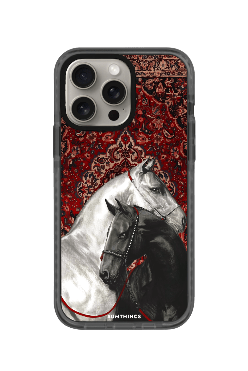 iPhone 15 Pro Harmony Procase Şeffaf Telefon Kılıfı Antrasit - SUMTHINCS