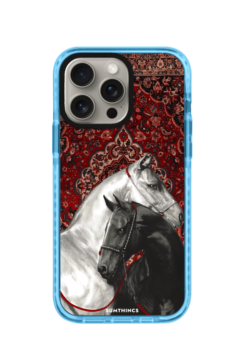 iPhone 15 Pro Harmony Procase Şeffaf Telefon Kılıfı Mavi - SUMTHINCS