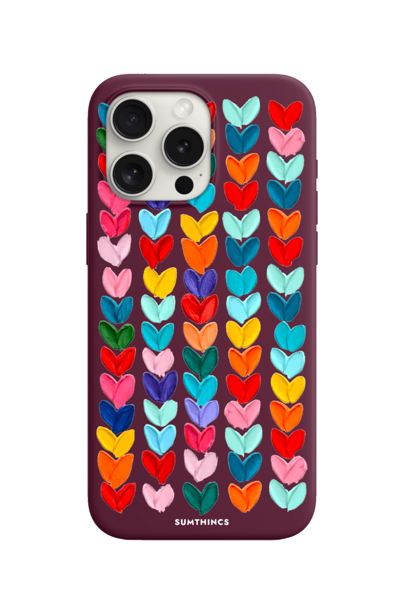 iPhone 15 Pro Lovestorm Premium Telefon Kılıfı Bordo - SUMTHINCS