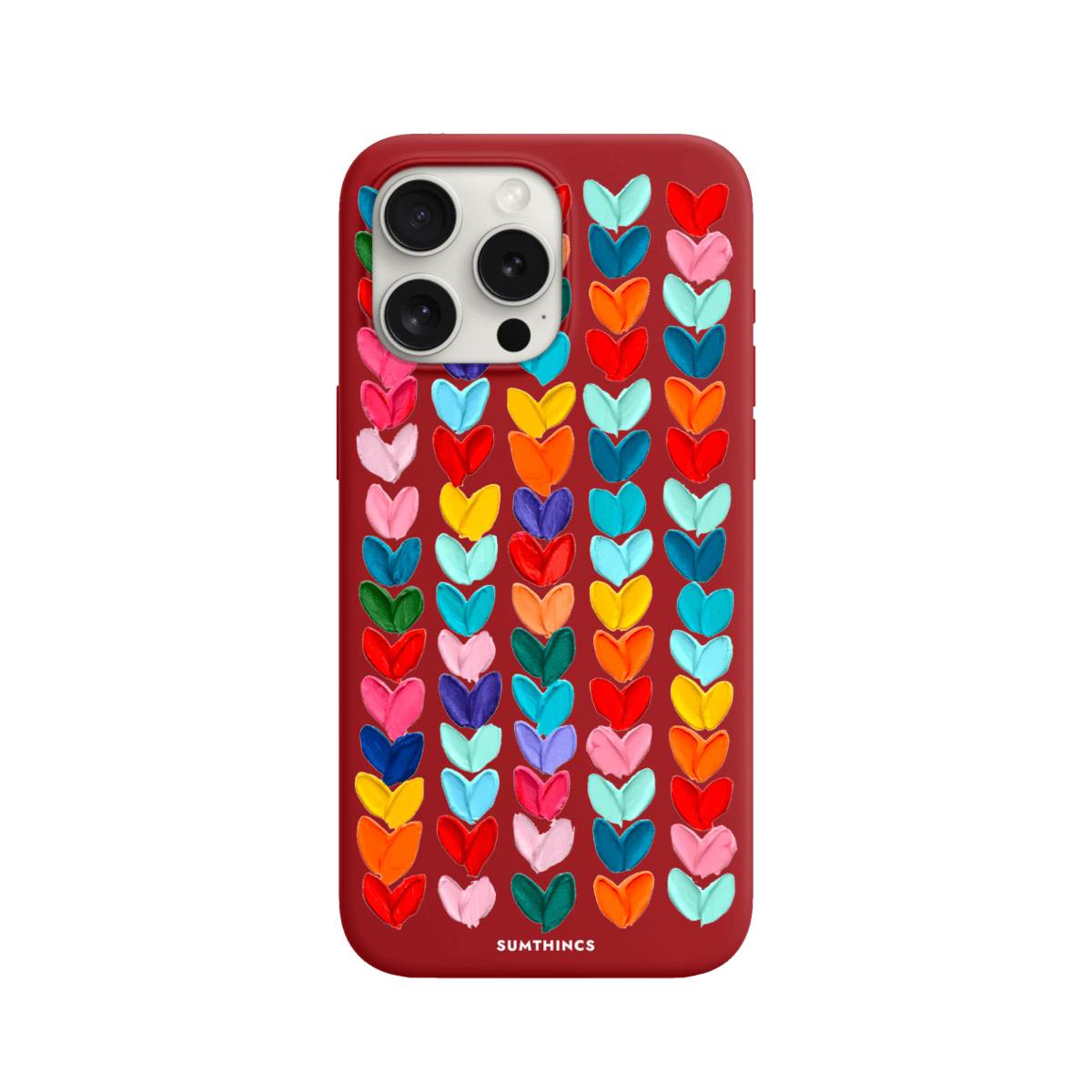 iPhone 15 Pro Lovestorm Premium Telefon Kılıfı Kırmızı - SUMTHINCS