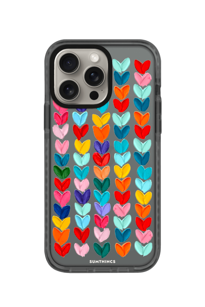 iPhone 15 Pro Lovestorm Procase Şeffaf Telefon Kılıfı Antrasit - SUMTHINCS