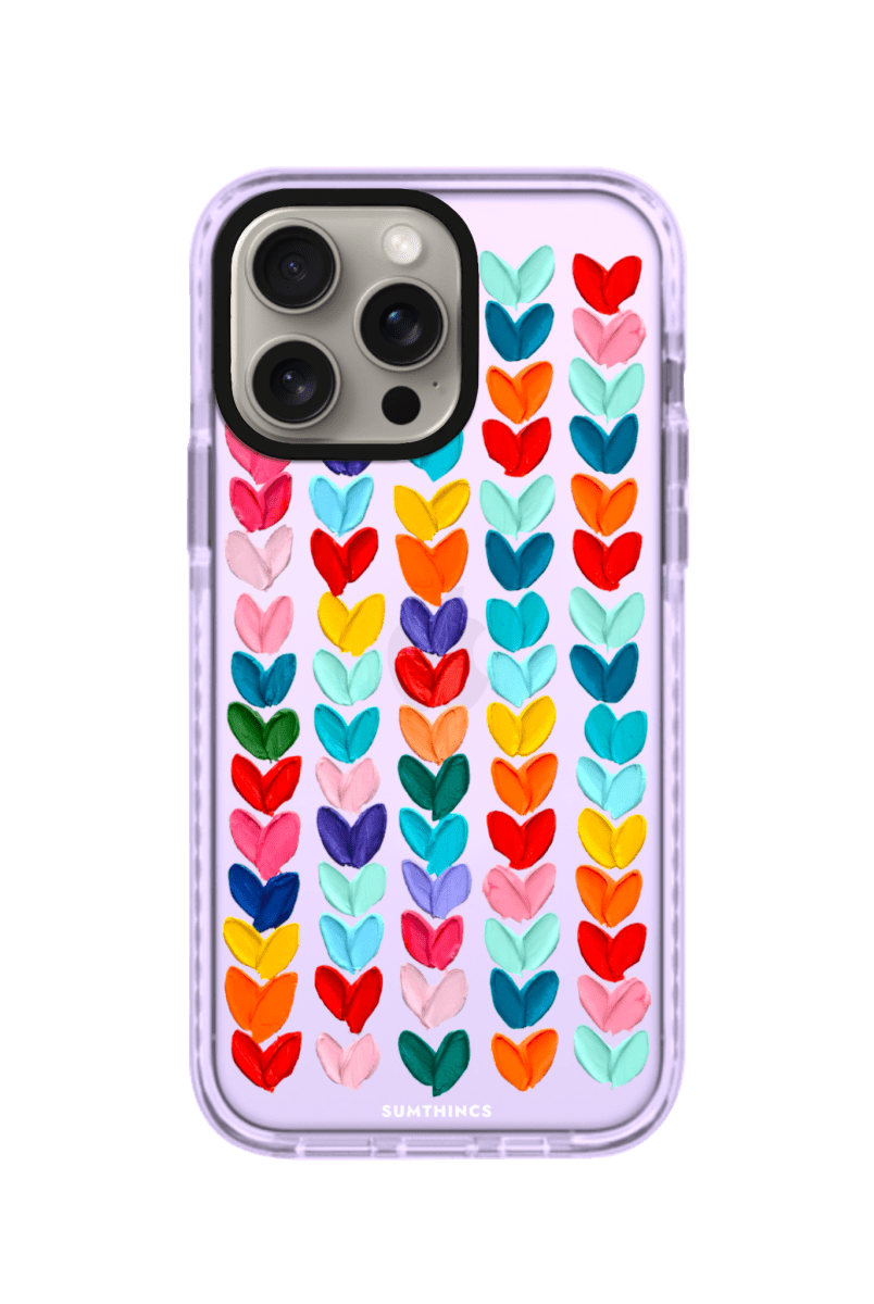 iPhone 15 Pro Lovestorm Procase Şeffaf Telefon Kılıfı Lila - SUMTHINCS