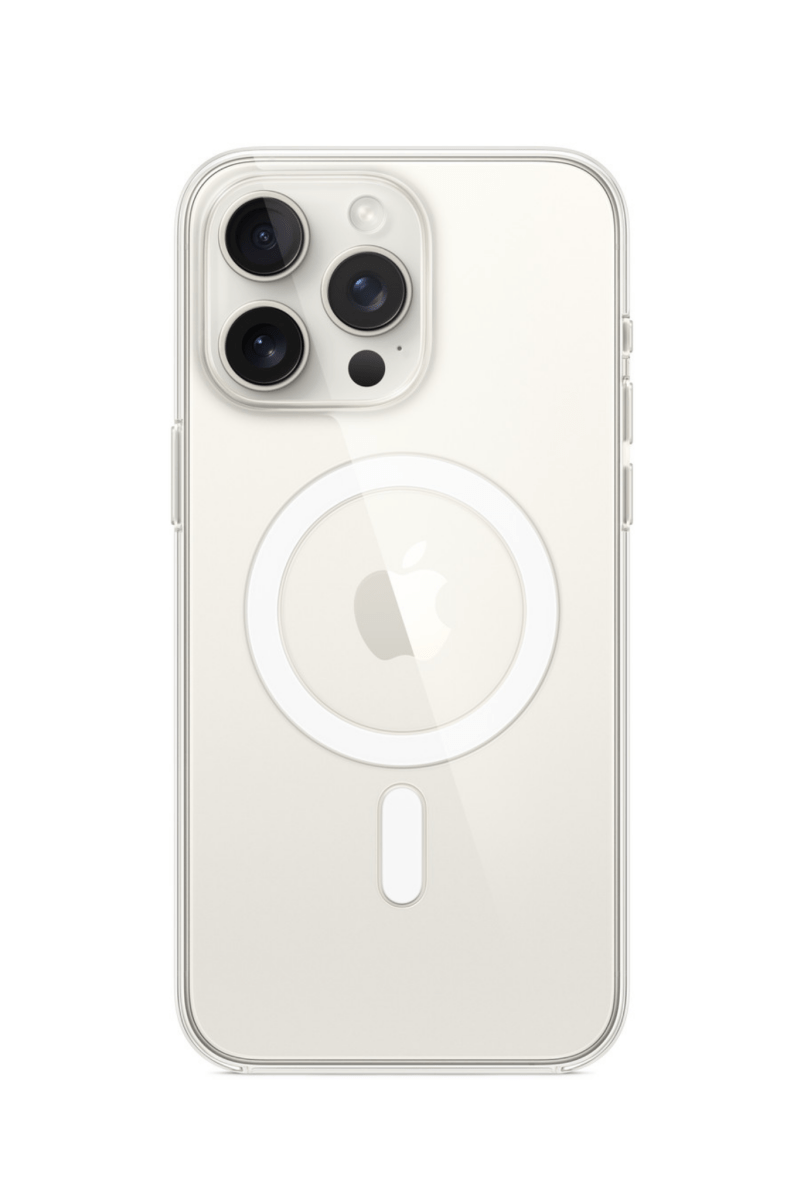 iPhone 15 Pro Max Basic Clear Magsafe Şeffaf Telefon Kılıfı - SUMTHINCS