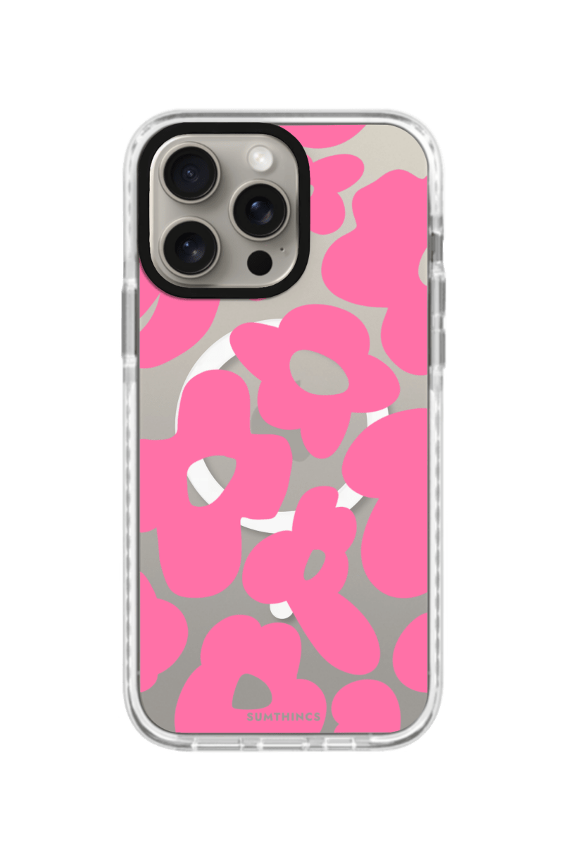 iPhone 15 Pro Max Daisy Pop Magsafe Procase Telefon Kılıfı Beyaz Şeffaf - SUMTHINCS