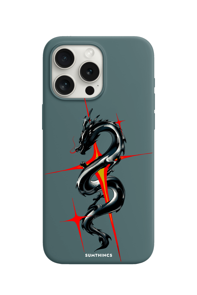 iPhone 15 Pro Max Dragonflare Premium Telefon Kılıfı Kaktüs Yeşili - SUMTHINCS