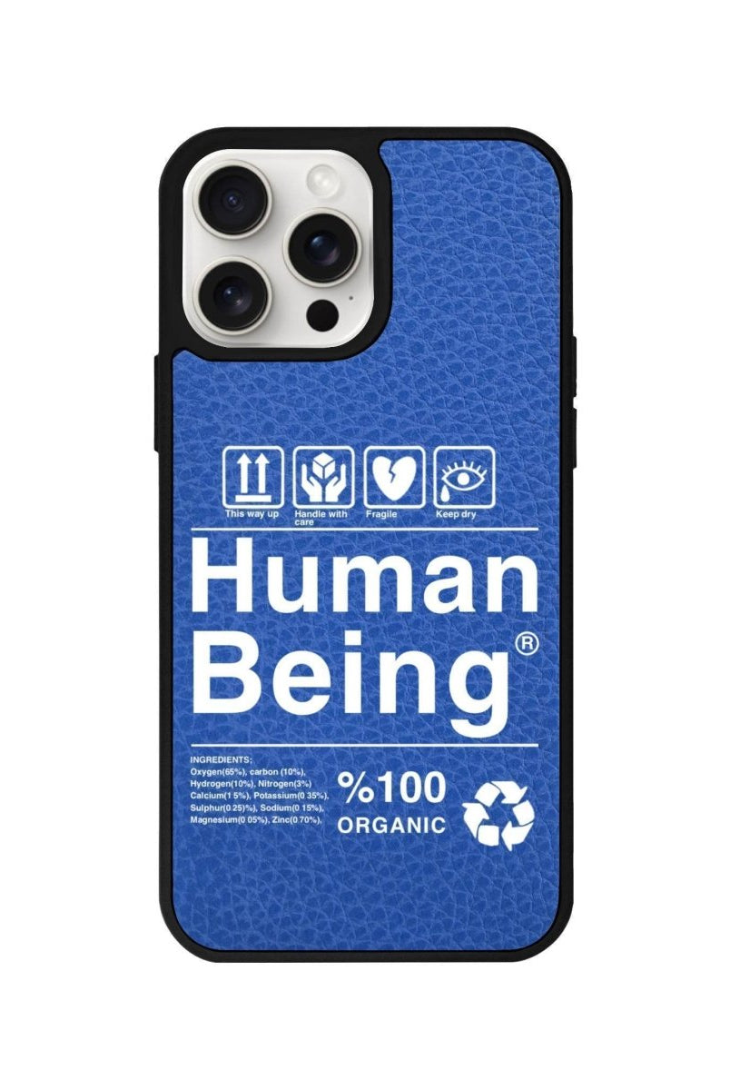 iPhone 15 Pro Max Human Being Leather Vegan Deri Telefon Kılıfı - SUMTHINCS