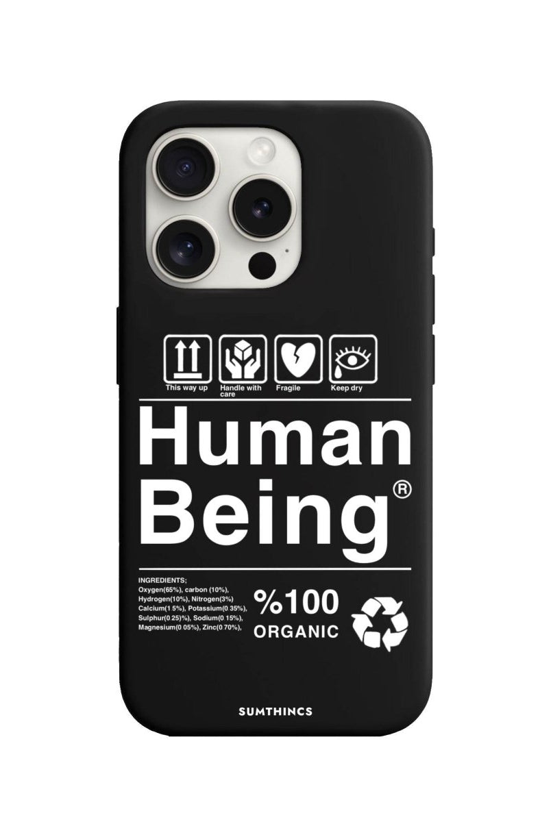 iPhone 15 Pro Max Human Being Premium Telefon Kılıfı Siyah - SUMTHINCS
