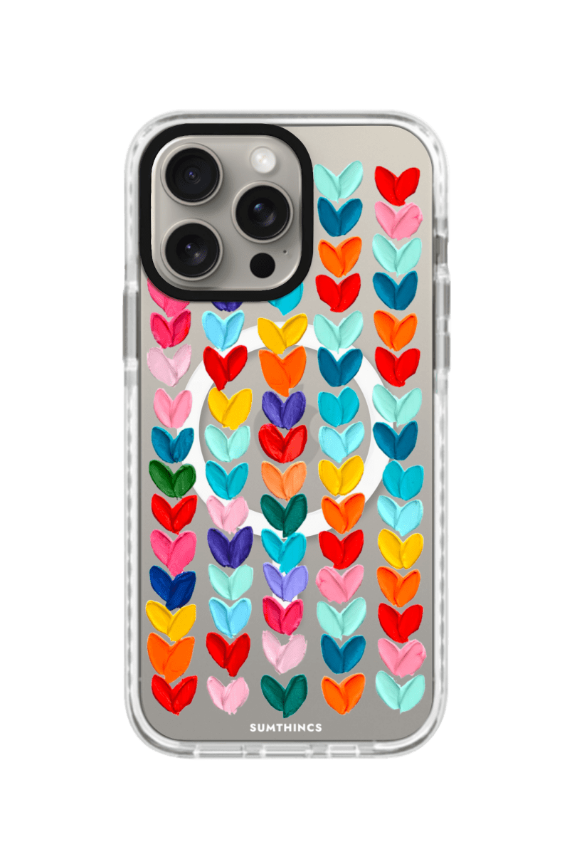 iPhone 15 Pro Max Lovestorm Magsafe Procase Şeffaf Telefon Kılıfı Beyaz Şeffaf - SUMTHINCS