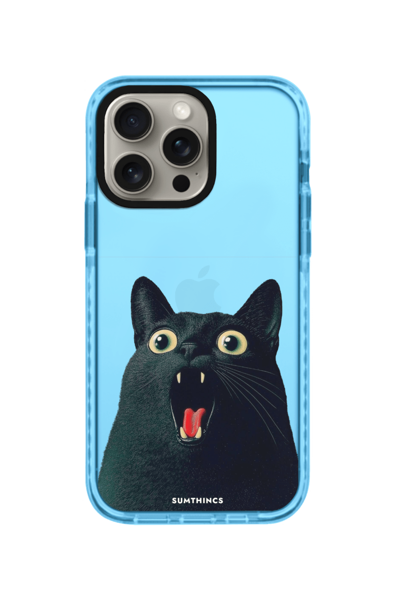 iPhone 15 Pro Max Meoww Procase Telefon Kılıfı Mavi - SUMTHINCS