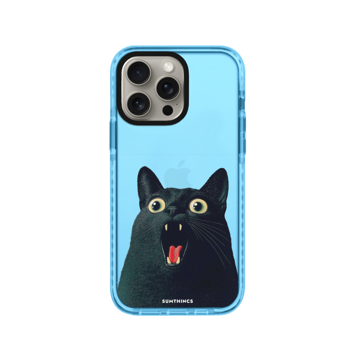 iPhone 15 Pro Max Meoww Procase Telefon Kılıfı Mavi - SUMTHINCS