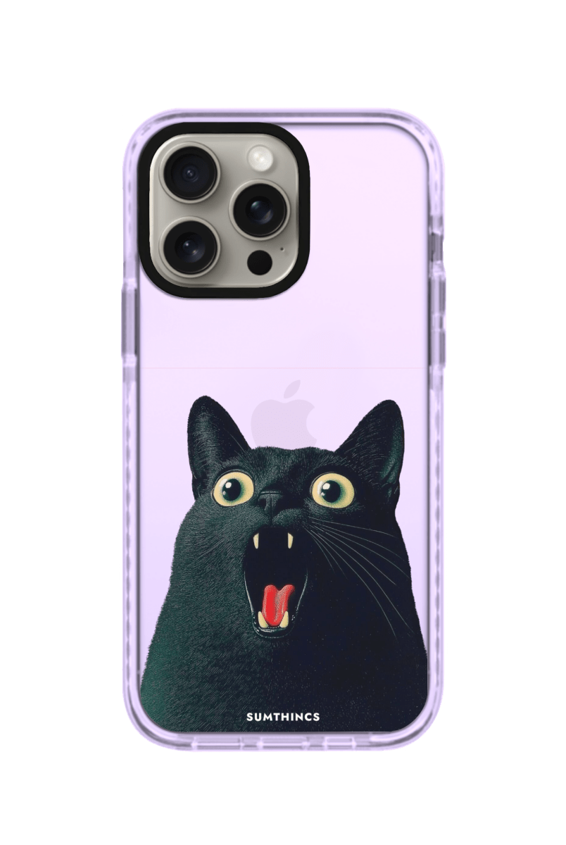 iPhone 15 Pro Max Meoww Procase Telefon Kılıfı Lila - SUMTHINCS