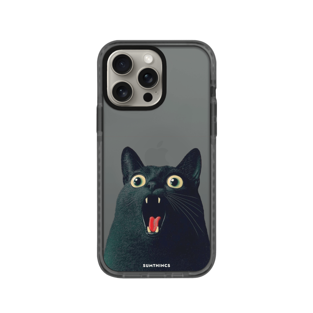 iPhone 15 Pro Max Meoww Procase Telefon Kılıfı Antrasit - SUMTHINCS