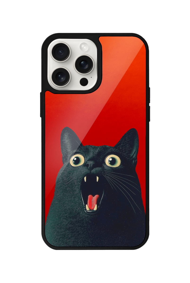 iPhone 15 Pro Meoww Glossy Cam Telefon Kılıfı - SUMTHINCS