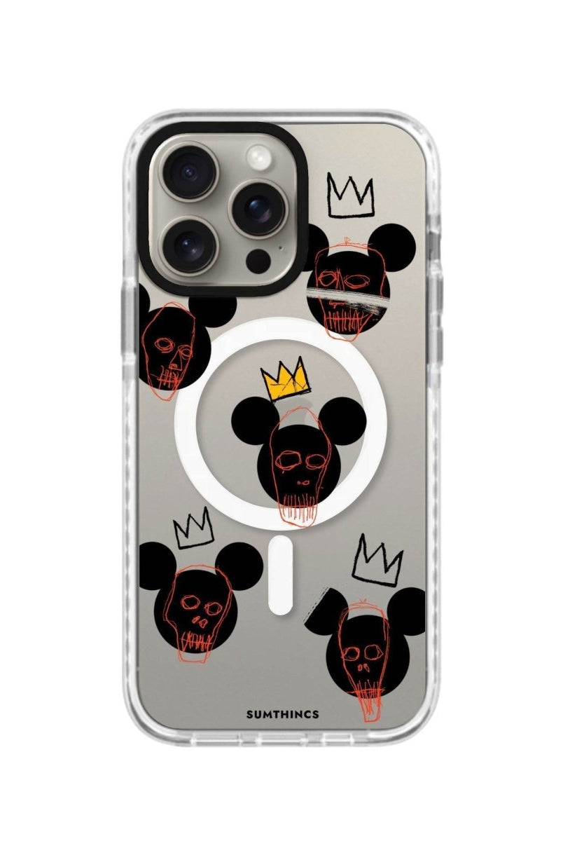 iPhone 15 Pro Mickeys Midnight Magsafe Procase Şeffaf Telefon Kılıfı Beyaz Şeffaf - SUMTHINCS