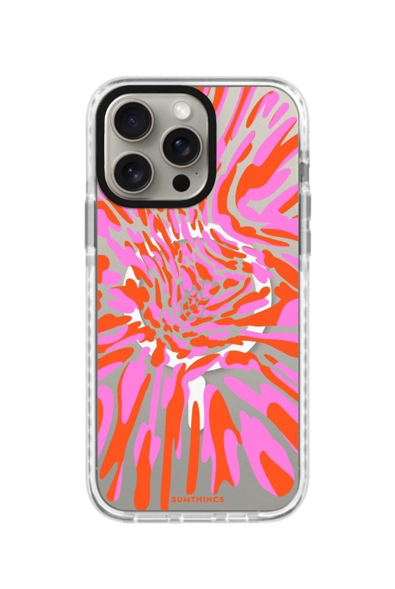 iPhone 15 Pro Neon Dreams Magsafe Procase Şeffaf Telefon Kılıfı Beyaz Şeffaf - SUMTHINCS