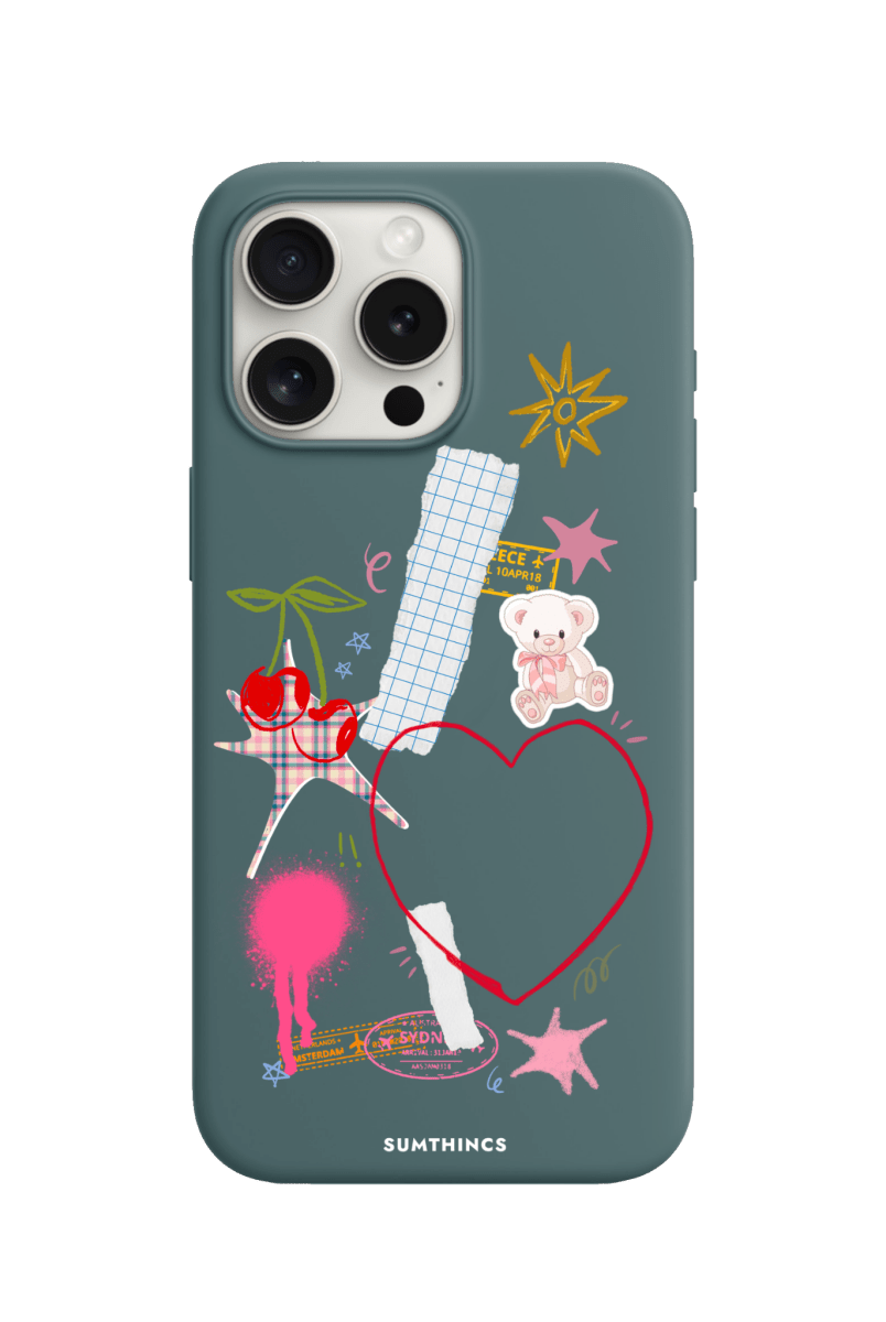 iPhone 15 Pro Sweet Chaos Premium Telefon Kılıfı Kaktüs Yeşili - SUMTHINCS