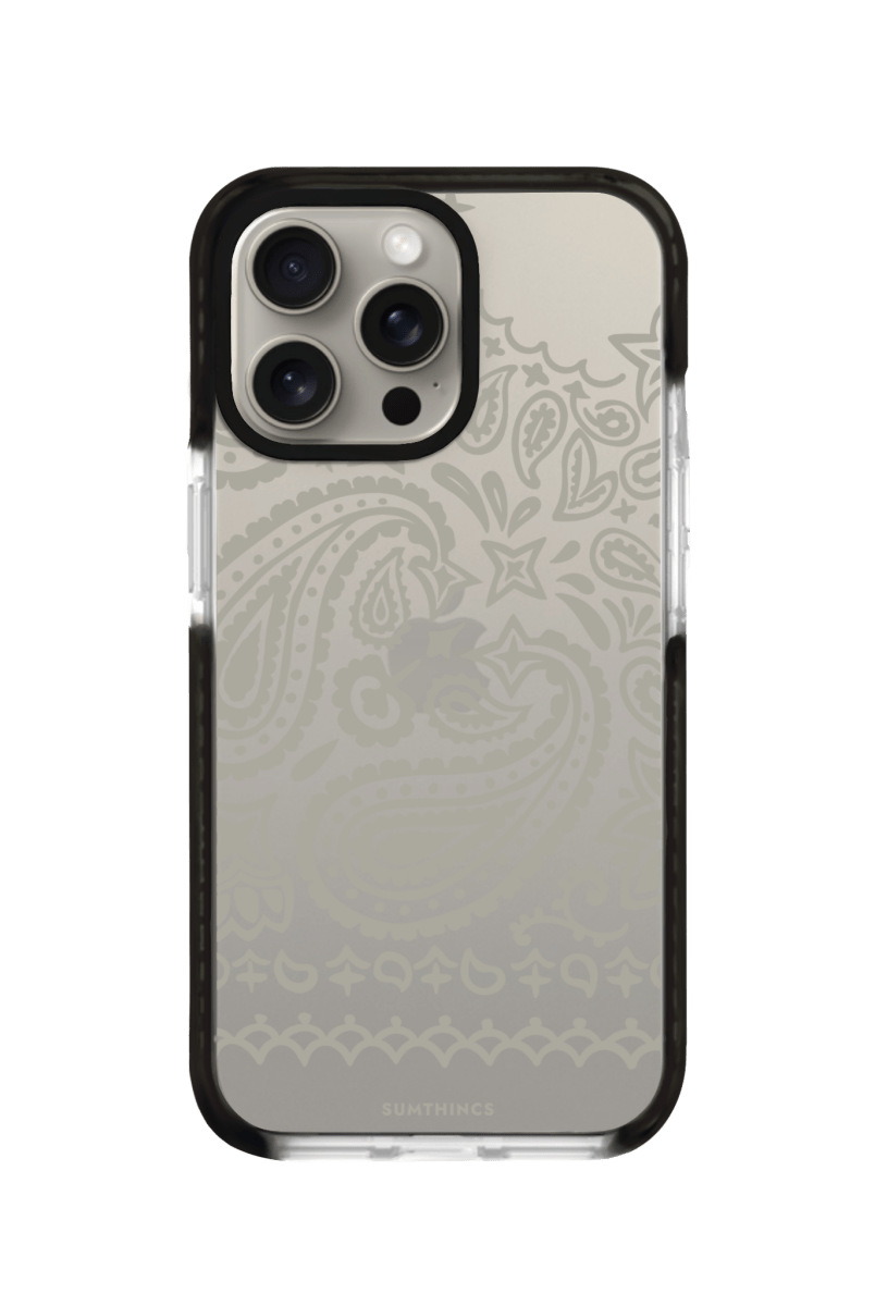 iPhone 15 Pro Urban Bandana Procase Şeffaf Telefon Kılıfı Siyah Şeffaf - SUMTHINCS
