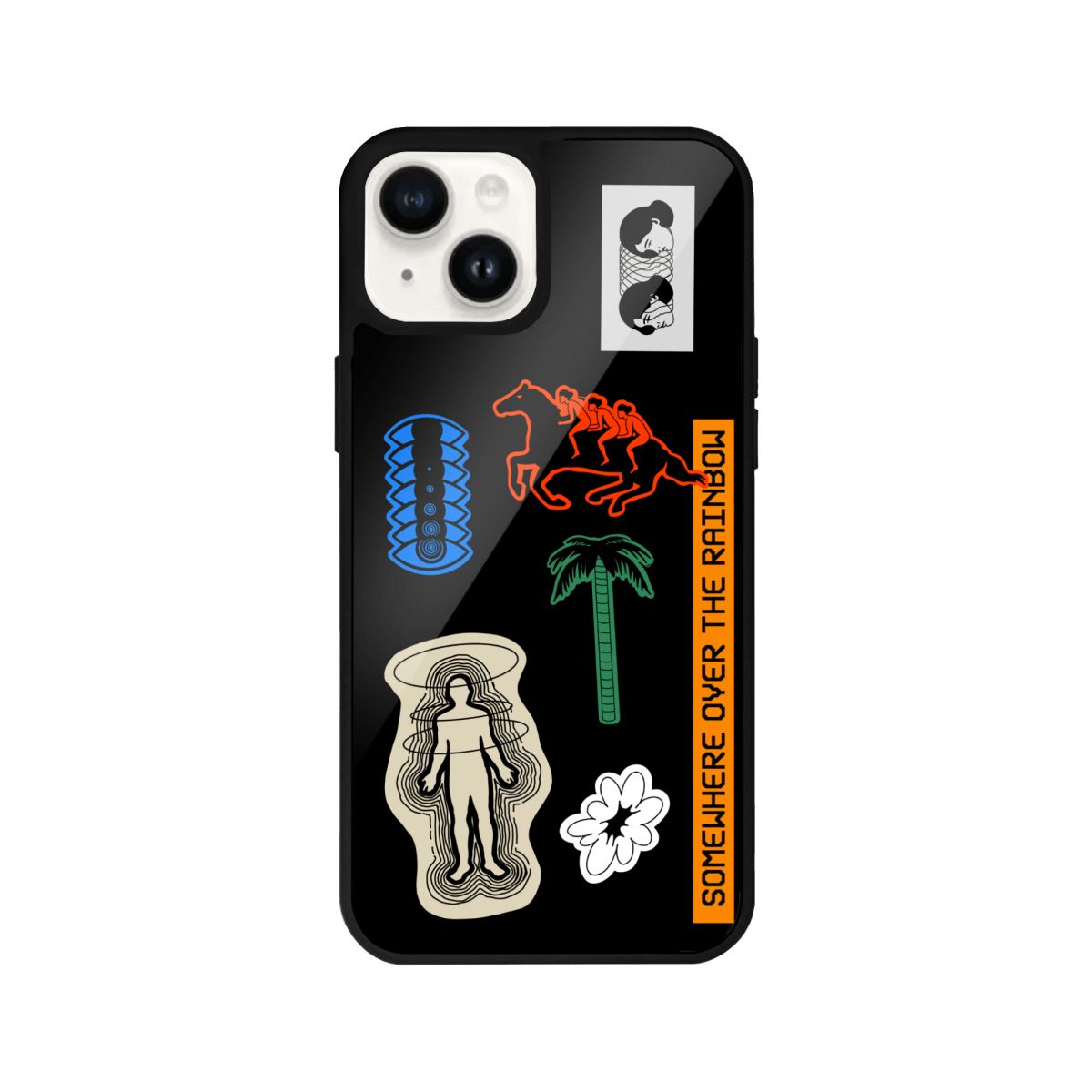 iPhone 15 Somewhere Glossy Cam Telefon Kılıfı - SUMTHINCS