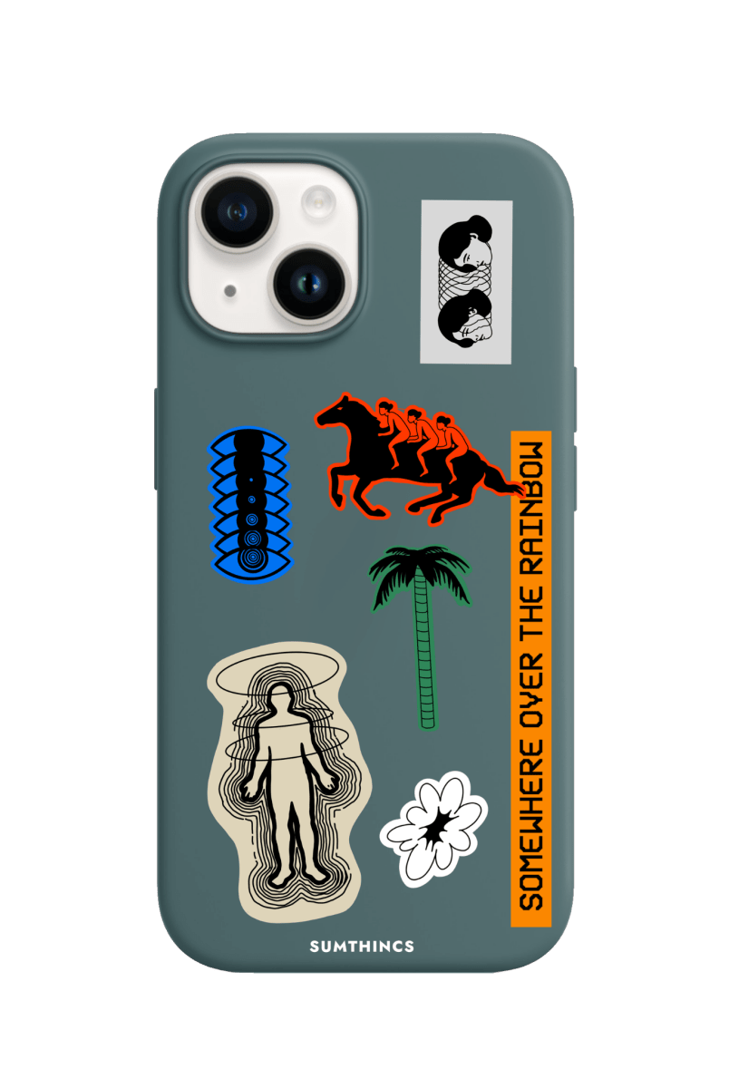 iPhone 15 Somewhere Premium Telefon Kılıfı Kaktüs Yeşili - SUMTHINCS