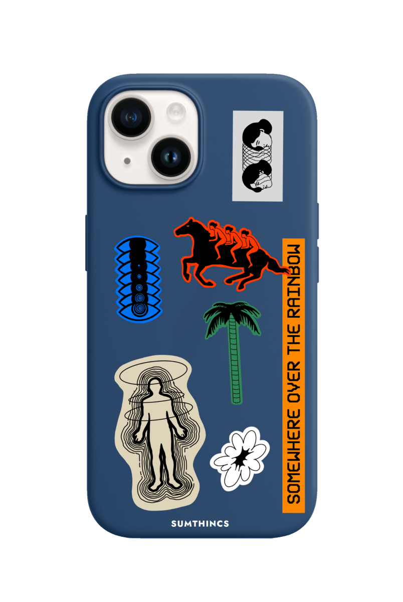 iPhone 15 Somewhere Premium Telefon Kılıfı Pasifik Mavi - SUMTHINCS