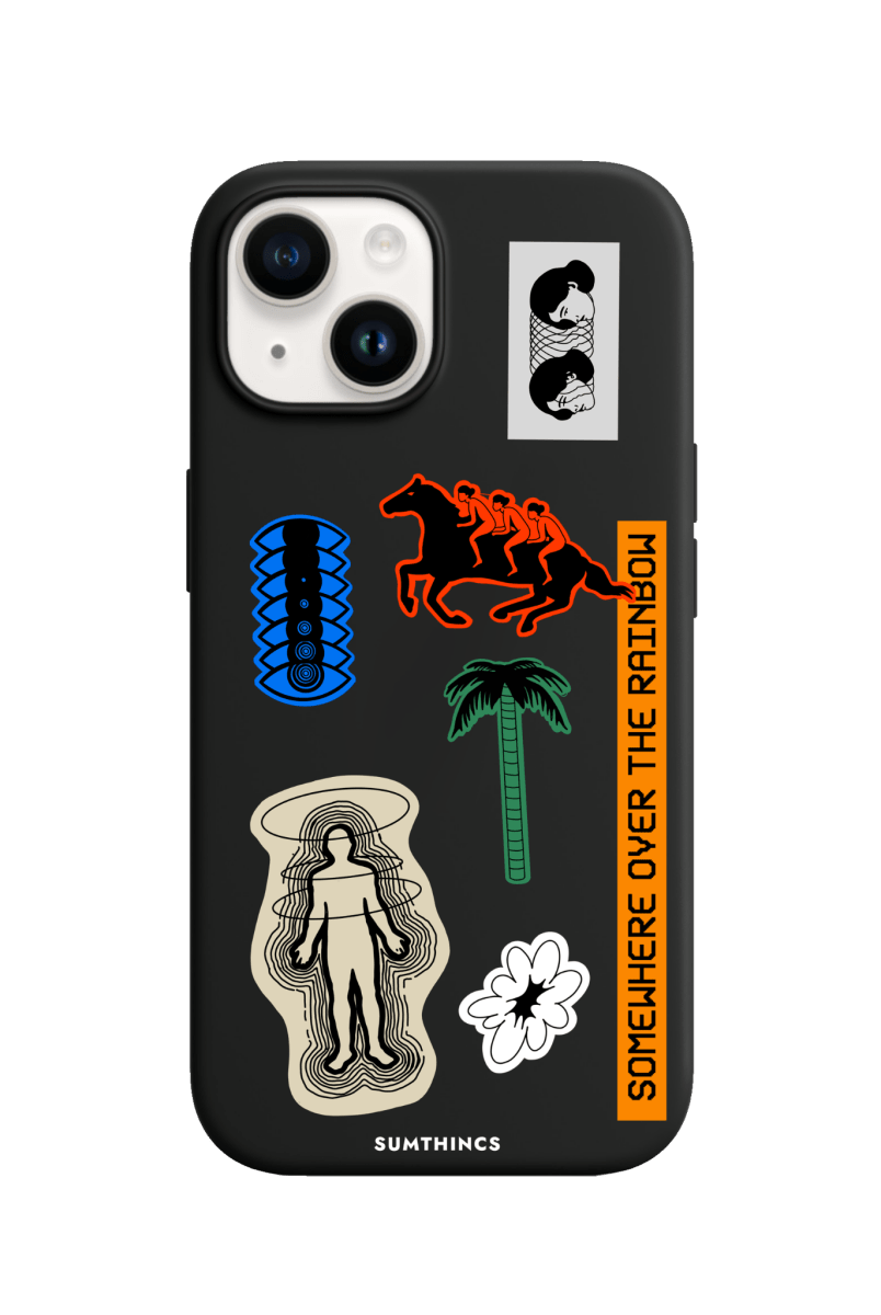 iPhone 15 Somewhere Premium Telefon Kılıfı Siyah - SUMTHINCS