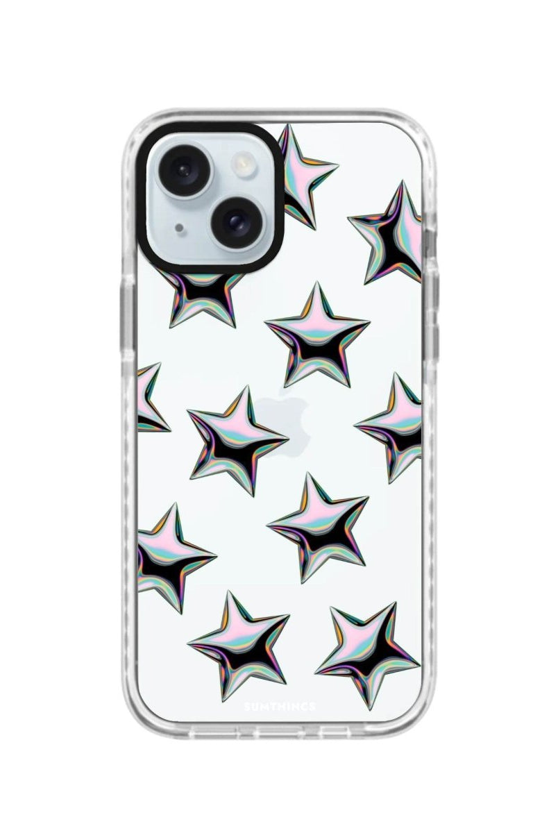 iPhone 15 Stars Procase Şeffaf Telefon Kılıfı Beyaz Şeffaf - SUMTHINCS