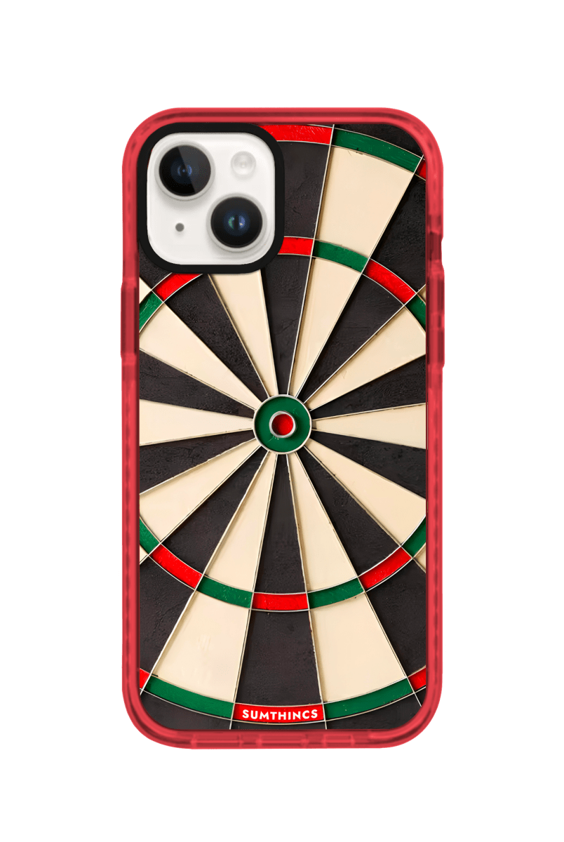 iPhone 15 Target Procase Şeffaf Telefon Kılıfı Kırmızı - SUMTHINCS