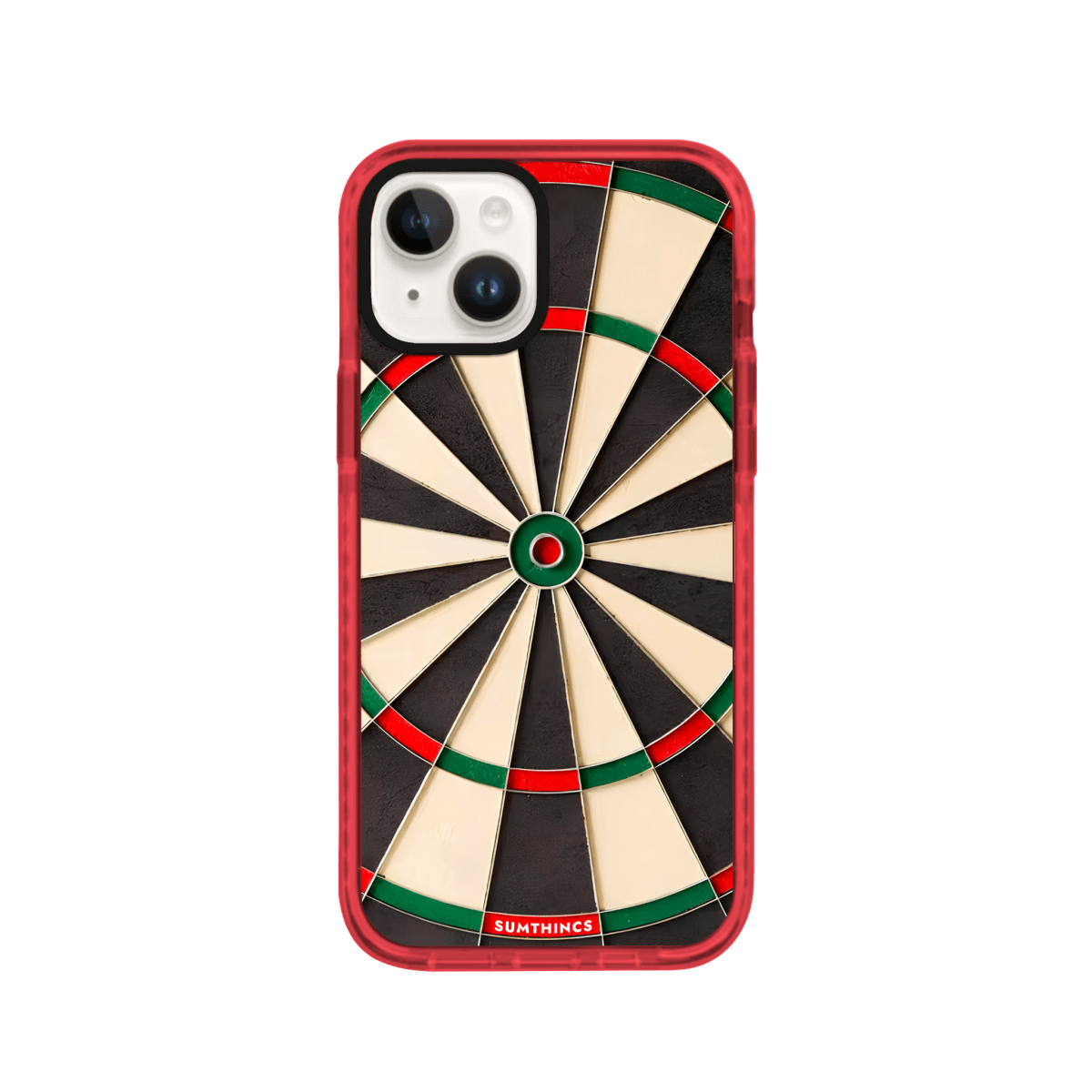 iPhone 15 Target Procase Şeffaf Telefon Kılıfı Kırmızı - SUMTHINCS