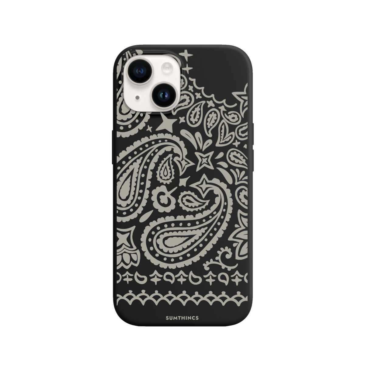 iPhone 15 Urban Bandana Premium Telefon Kılıfı Siyah - SUMTHINCS