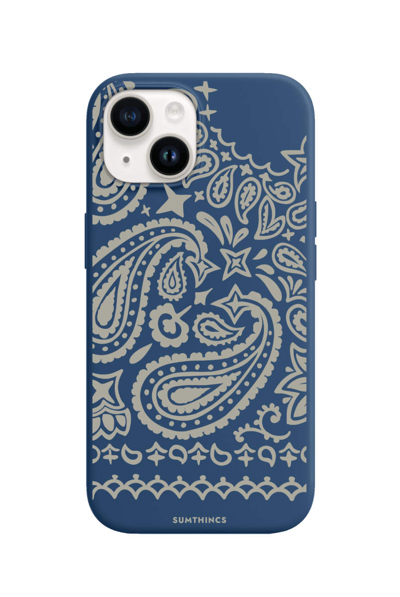 iPhone 15 Urban Bandana Premium Telefon Kılıfı Pasifik Mavi - SUMTHINCS