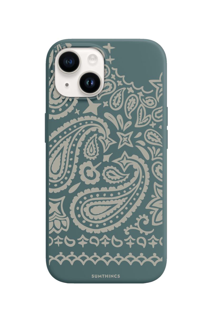 iPhone 15 Urban Bandana Premium Telefon Kılıfı Kaktüs Yeşili - SUMTHINCS