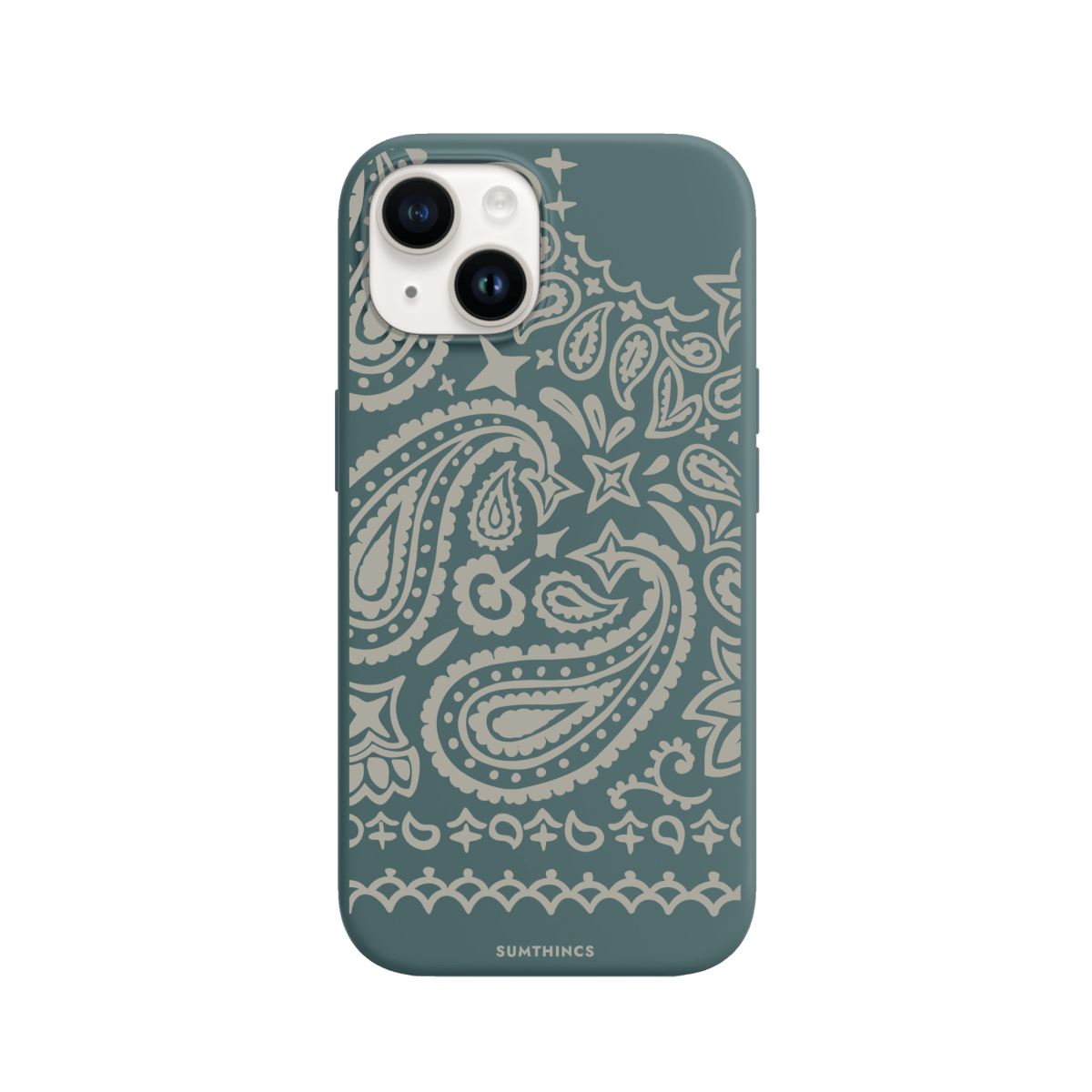 iPhone 15 Urban Bandana Premium Telefon Kılıfı Kaktüs Yeşili - SUMTHINCS