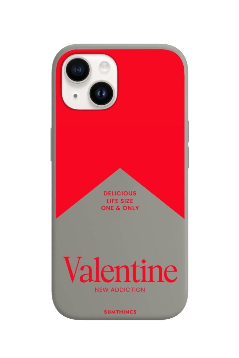 iPhone 15 Valentine Premium Telefon Kılıfı Gri - SUMTHINCS